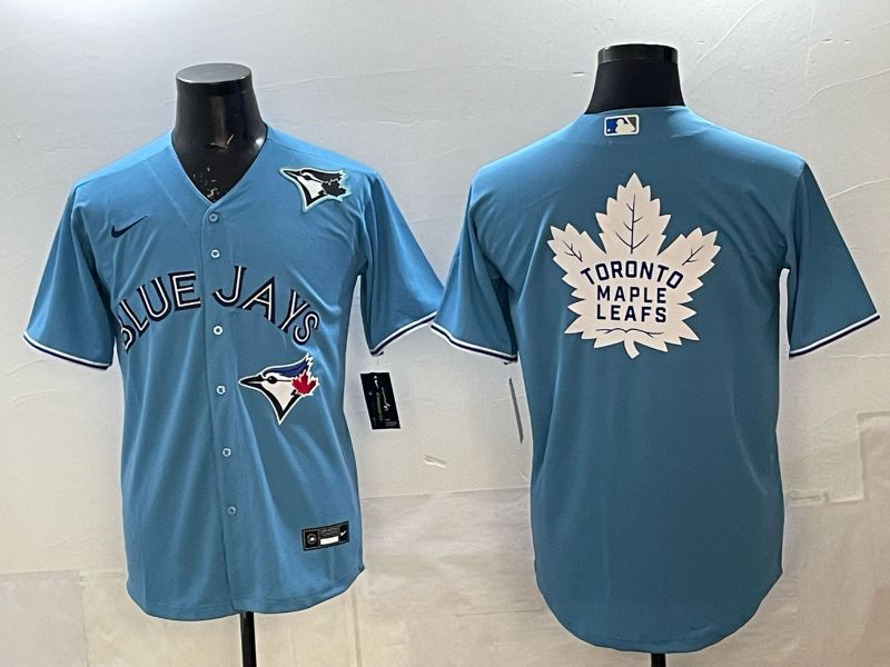 Men 2025 Toronto Blue Jays Blank Light Blue Game Nike MLB Jersey style 08